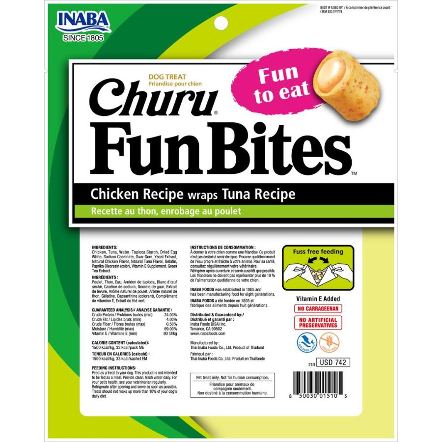 Churu fun bites atún para perro, , large image number null